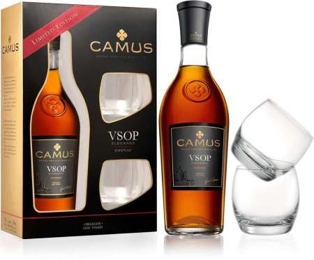 Camus VSOP Elegance + 2 poháre