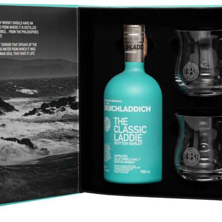 Bruichladdich The Classic Laddie + 2 poháre, GIFT