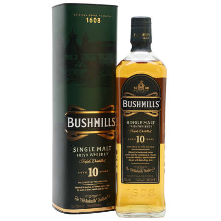 Bushmills Irish Whiskey 10 Y.O., GIFT