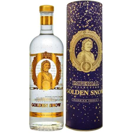 Carskaja Imperial Golden Snow Vodka, GIFT