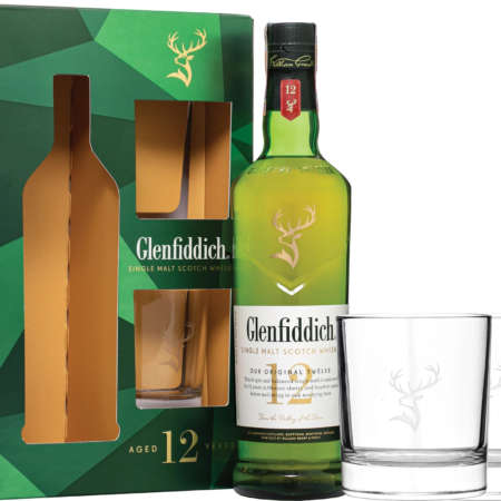 Glenfiddich Special Reserve 12 Y.O. + 2 poháre, 40 %, 0.7 L, GIFT