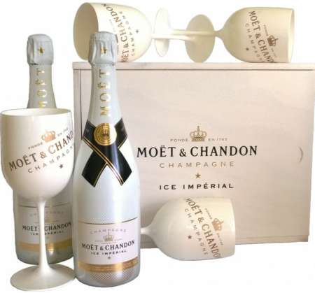 Moët & Chandon Ice Impérial Box + 4 poháre, GIFT