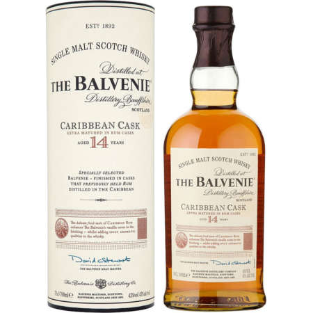 The Balvenie 14 Y.O. Carribean Cask, GIFT