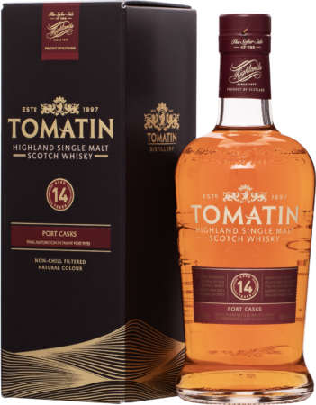 Whisky Tomatin 14 Y.O. Port Cask, GIFT